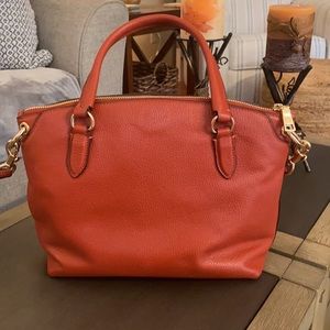 Coach satchel with crossbody strap, Like NEW ( barely used)